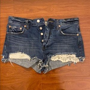 Free People Denim Shorts